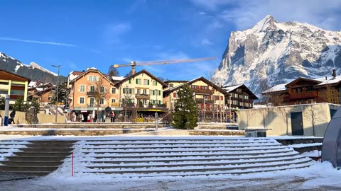 Grindelwald, Switzerland 🇨🇭The Most Beautiful Village ☀️ 2023 4K 60fps HDR Walking Tour