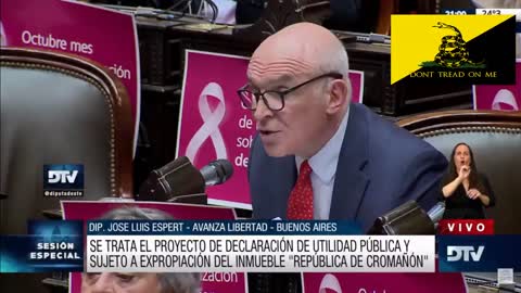 2022 10 12 Jose Espert 🏛 Sobre declaración de utilidad pública del inmueble 'Republica de Cromañón'