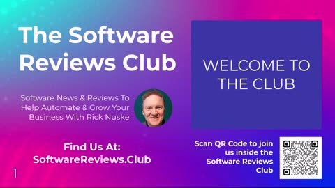 Software Reviews Club - Welcome To The Show