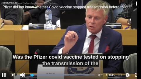 Markkinointijohtaja tunnusti: Pfizer ei koskaan testannut estaako koronarokote tartuntoja