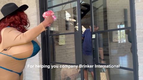 Bubbles Gets Lucky and Catches Kevin Hochman CEO of Brinker International at Home