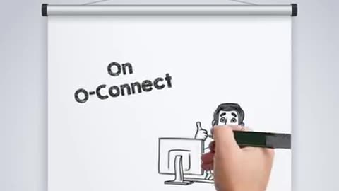 Visualize your ideas with the utmost ease using the whiteboard on O-Connect