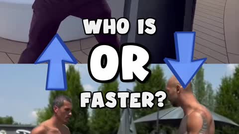 Who is the faster tate?