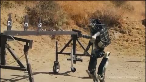 Boston Dynamics Robot shooting Range Practice will blow your Mind