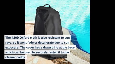 Skim Feedback: Robotic Pool Cleaner Caddy Cover Classic Outdoor Waterproof Vacuum Cleaner Cover...