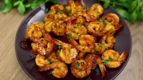 SHRIMP RECIPE with Honey and Garlic - * Tasty and Easy! *