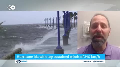 Hurricane Ida slams into Louisiana as category 4 storm | DW News
