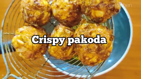 Instant Crispy Cabbage Pakoda Snacks Recipe