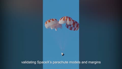 Farewell to Suspense: SpaceX Crew Dragon Parachute Test Finale #nasa