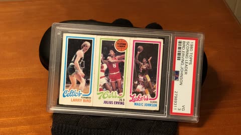 Basketball Card, 1980-81 Topps 34/174/139 Larry Bird, Julius Erving/Dr. J, Magic Johnson Rookie