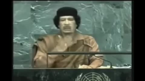 Muammar Gaddafi on Viruses and Vaccines - UN Speech 9/23/2009
