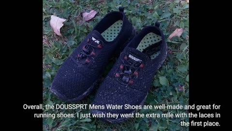 Real Feedback: DOUSSPRT Men's Water Shoes Quick Drying Sports Aqua Shoes