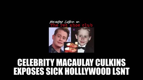 Macaulay Culkins spills the beans on the read shoe club