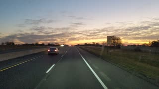 Predawn Sunrise over Kansas.