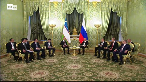 Präsidenten Russlands und Usbekistans verhandeln in Moskau