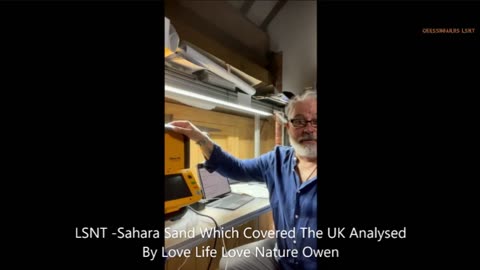 LSNT -Sahara Sand Which Covered The UK Analysed