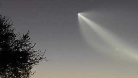 Missile Flying in NW Tucson Sky