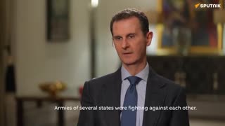 PRESIDENT ASSAD: ZELENSKY IS FIGHTING A PROXY WAR WITH HIS ARMY OF NAZIS