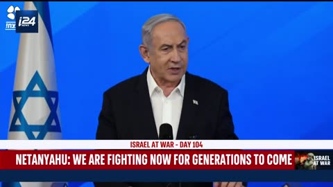 Netanyahu: "In the future, the state of Israel has to control the area from the river to the sea”