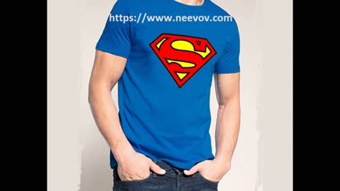 Superman Design Printed Black Colour T Shirts