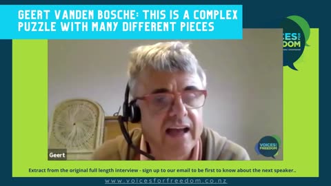 Geert Vanden Bosche: This Is A Complex Puzzle