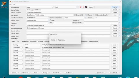 Build Software Installer Using ClickInstall 3 Windows