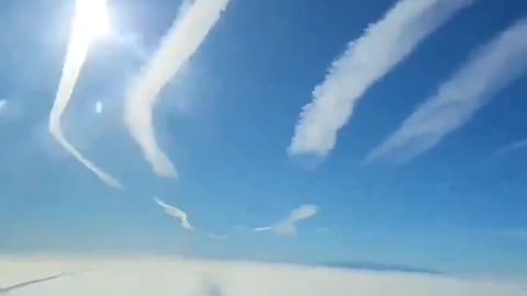 Chem Trails above FLAT EARTH