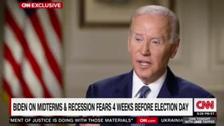 Biden Casts Doubt on the Chance of Recession – Then Proceeds to Drop His Notes