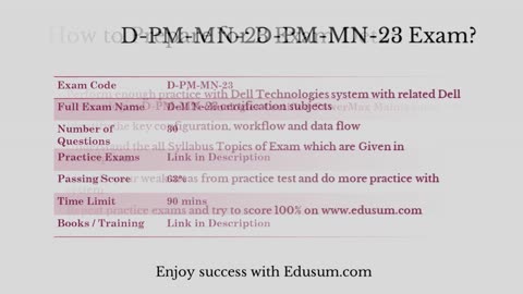 D-PM-MN-23 - Dell Technologies PowerMax Maintenance 2023 Exam Questions