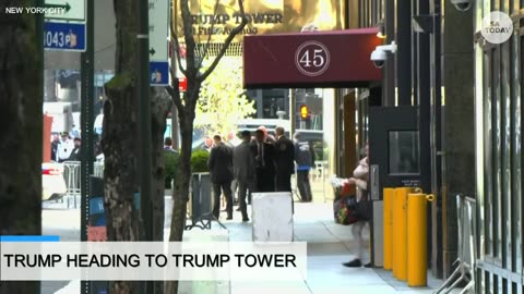 Watch live: Former President Donald Trump arrives in New York City ahead of arraignment | USA TODAY
