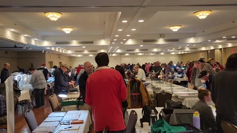Coin Show Panorama! Ballet Crypto Wallets for Sale! Many sellers running out of silver, 3-26-23