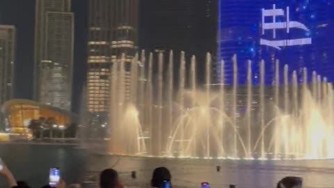 Burj Khalifa -Dubai dancing fountain
