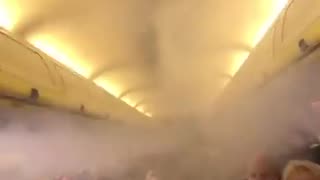 Video from the cockpit of the Fly Dubai plane that almost caught fire in mid-air.