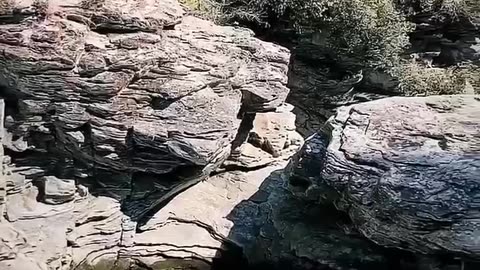 Water falls hiking in western North Carolina off Blue Ridge Parkway
