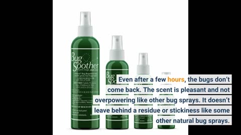 Bug Soother Spray (2, 8 oz) - Natural Insect, Gnat and Mosquito Repellent & Deterrent