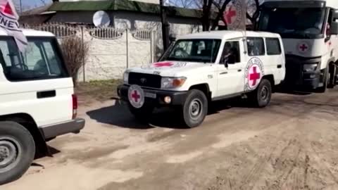 Red Cross delivers aid to Ukraine's Kharkiv