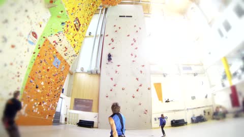 Speed climbing - My new personal best 6.96s!