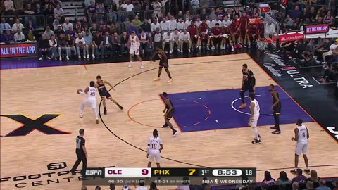 NBA: Mitchell Steals & Drains 3! Cavs Take Lead vs. Suns