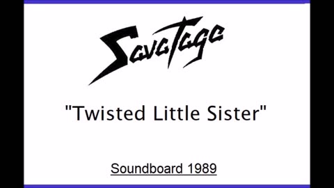 Savatage - Twisted Little Sister (Live in Eindhoven, Netherlands 1989) Soundboard
