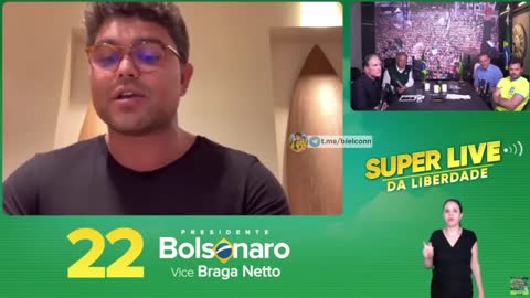 Eleições 2022 2º Turno Bolsonaro e Paulo Guedes Reis da Picanha - Super Live da LIBERDADE (2022,10,23)