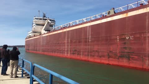 Giant Iron Ore Ships Starting The Shipping Season