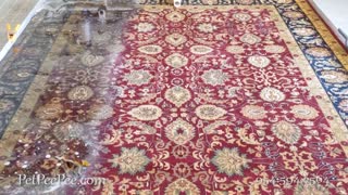 How a real Oriental rug should be clean