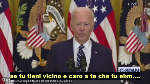 RIASSUNTO DELLA CONFERENZA STAMPA DI JOE BIDEN