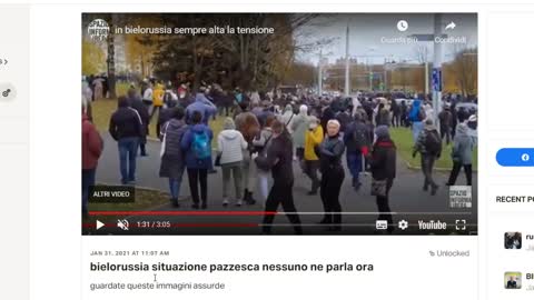 bielorussia ora nessuno ne parla video da vedere assolutamente