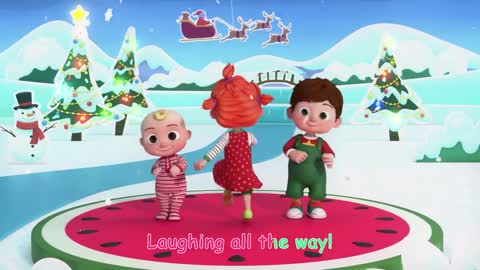 Jingle Bell Dance | Dance Party | CoComelon Nursery Rhymes & Kids Songs