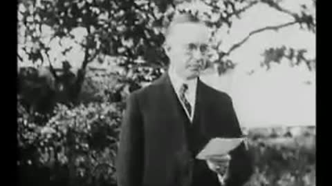 President Calvin Coolidge video/audio 1924