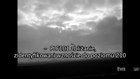 Nagranie pochodzi ale z 9 kwietnia . Tupolew 101 poleciał do Smoleńska