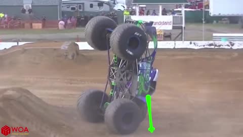 Crazy Monster Truck Freestyle Moments #2 - Monster Jam highlight Craziest Crashes 2023