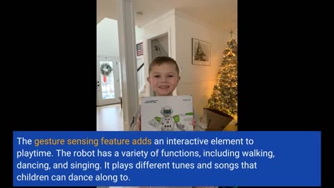 KingsDragon Robots Toy for Kids, RC Gesture Sensing Toy, Interactive Walking Singing Dancing Ro...