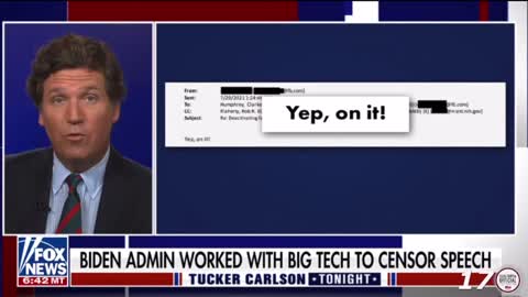 Proof the White House was working with big tech to censor Americans.